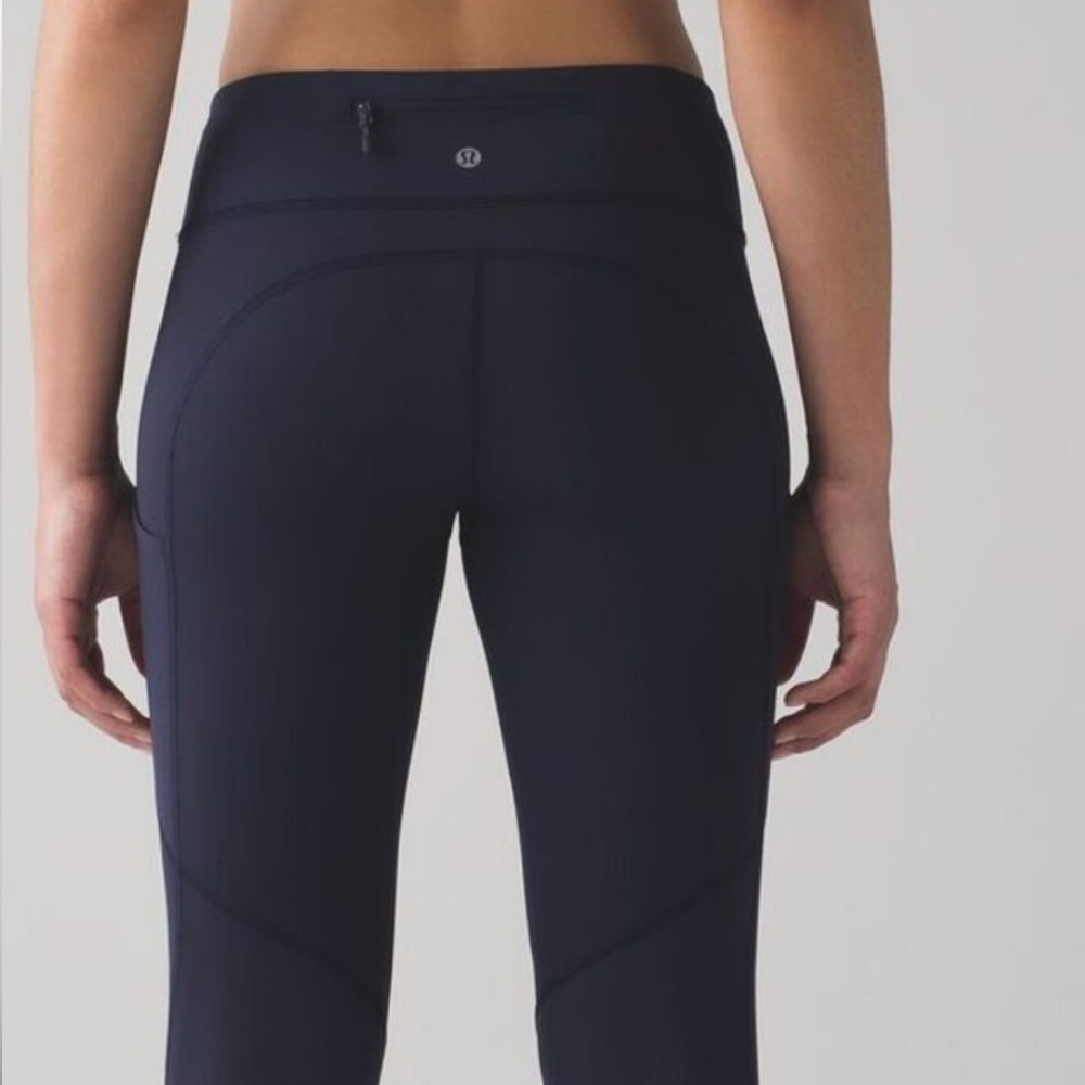 Lululemon navy speed tight leggings size 2